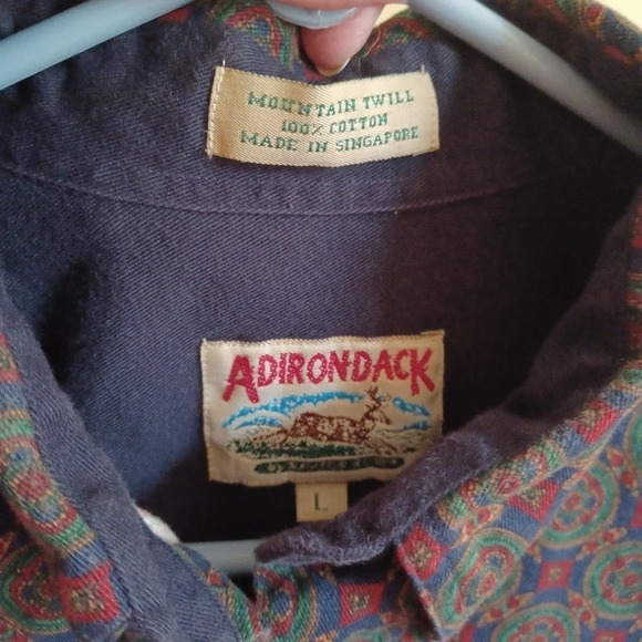Adirondack shirt men's size Large - Picture 3 of 4